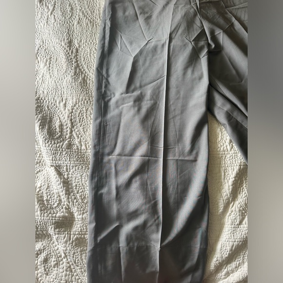 ZW COLLECTION ASYMMETRIC WAIST WOOL PANTS - Picture 10 of 11